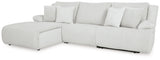 Top Tier 3-Piece Reclining Sectional Sofa Chaise