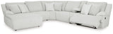 Top Tier 6-Piece Reclining Sectional with Chaise