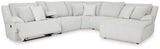 Top Tier 6-Piece Reclining Sectional with Chaise