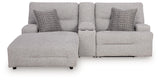 Acklen Place 3-Piece Power Reclining Sectional Sofa with Chaise