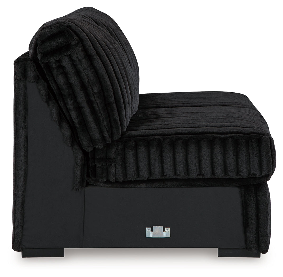 Midnight-Madness 3-Piece Sectional with Chaise