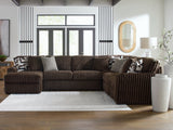 Midnight-Madness 4-Piece Sectional with Chaise