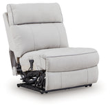Social Pointe 7-Piece Reclining Sectional with Storage Consoles