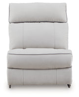 Social Pointe 7-Piece Reclining Sectional with Storage Consoles
