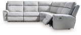 Social Pointe 5-Piece Power Reclining Sectional