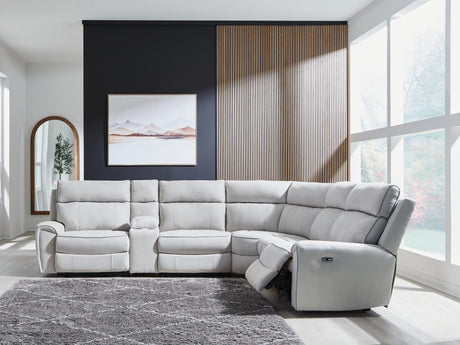 Social Pointe 6-Piece Power Reclining Sectional
