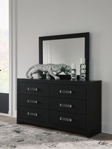 Maeling Dresser and Mirror