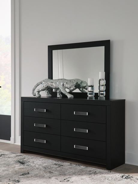 Maeling Dresser and Mirror