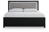 Maeling King Upholstered Panel Bed