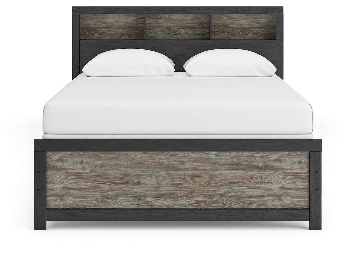 Broachmyn Queen Bookcase Panel Bed