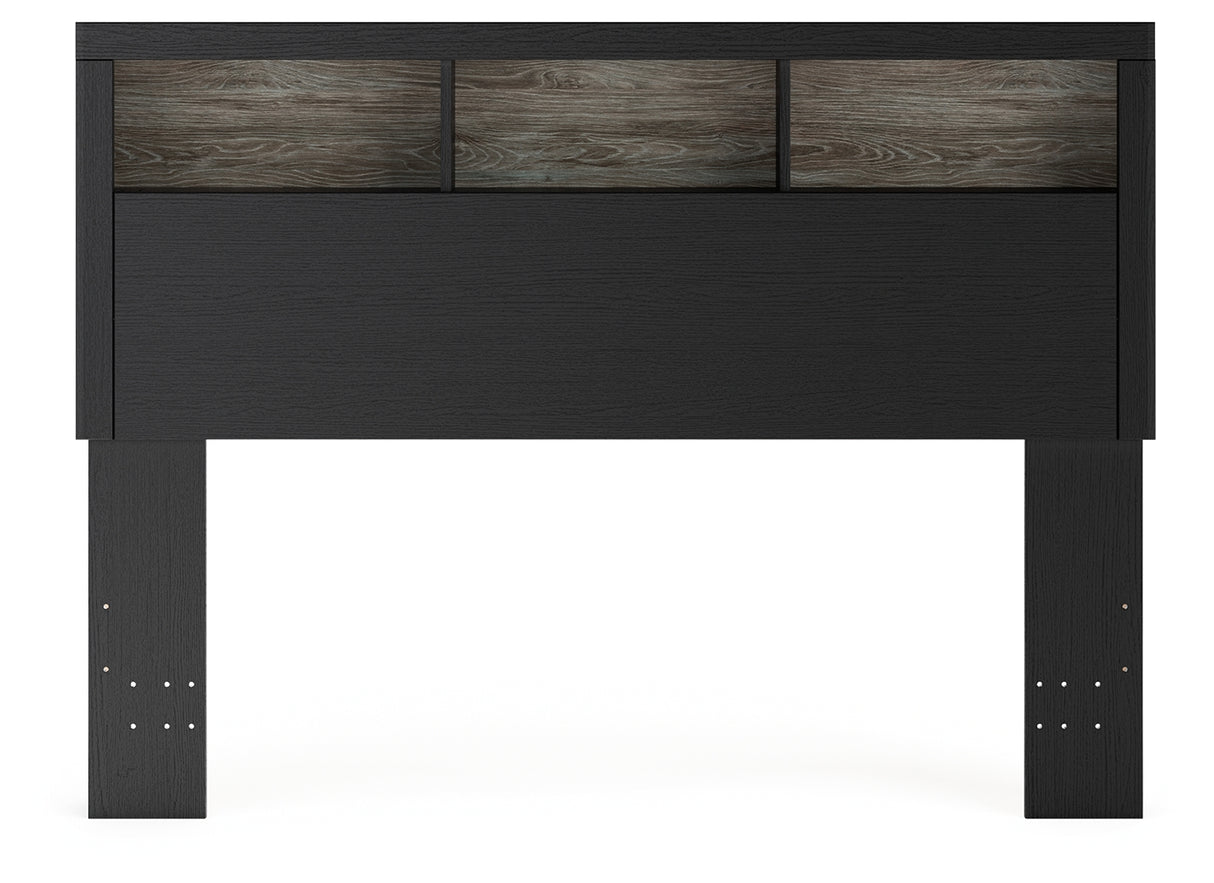 Broachmyn Lighted Queen Bookcase Headboard
