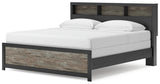 Broachmyn King Bookcase Panel Bed