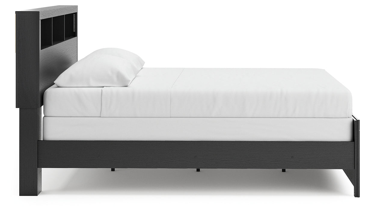 Broachmyn King Bookcase Panel Bed
