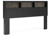 Broachmyn Lighted King Bookcase Headboard