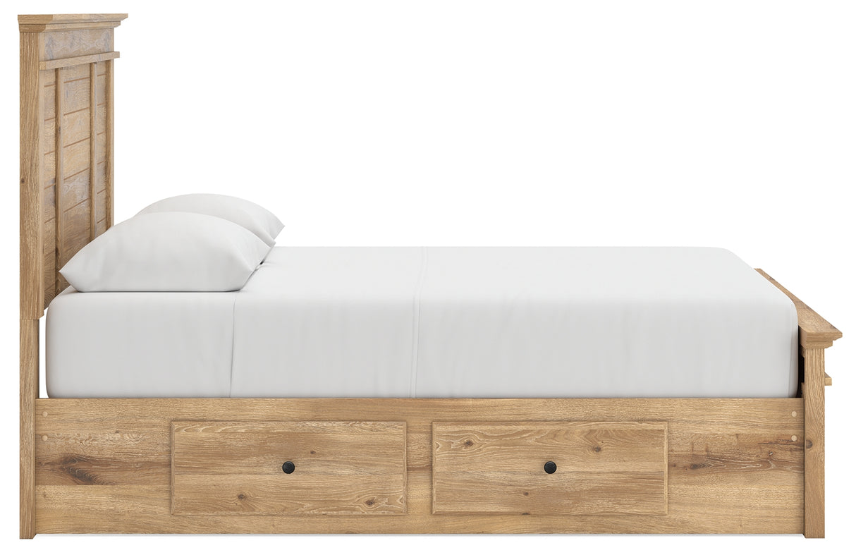 Makidern Queen Panel Storage Bed