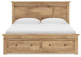 Makidern King Panel Storage Bed