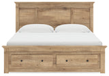 Makidern King Panel Storage Bed