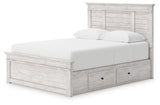 Makidern Queen Panel Storage Bed