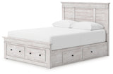 Makidern Queen Panel Storage Bed