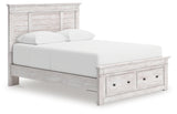 Makidern Queen Panel Storage Bed