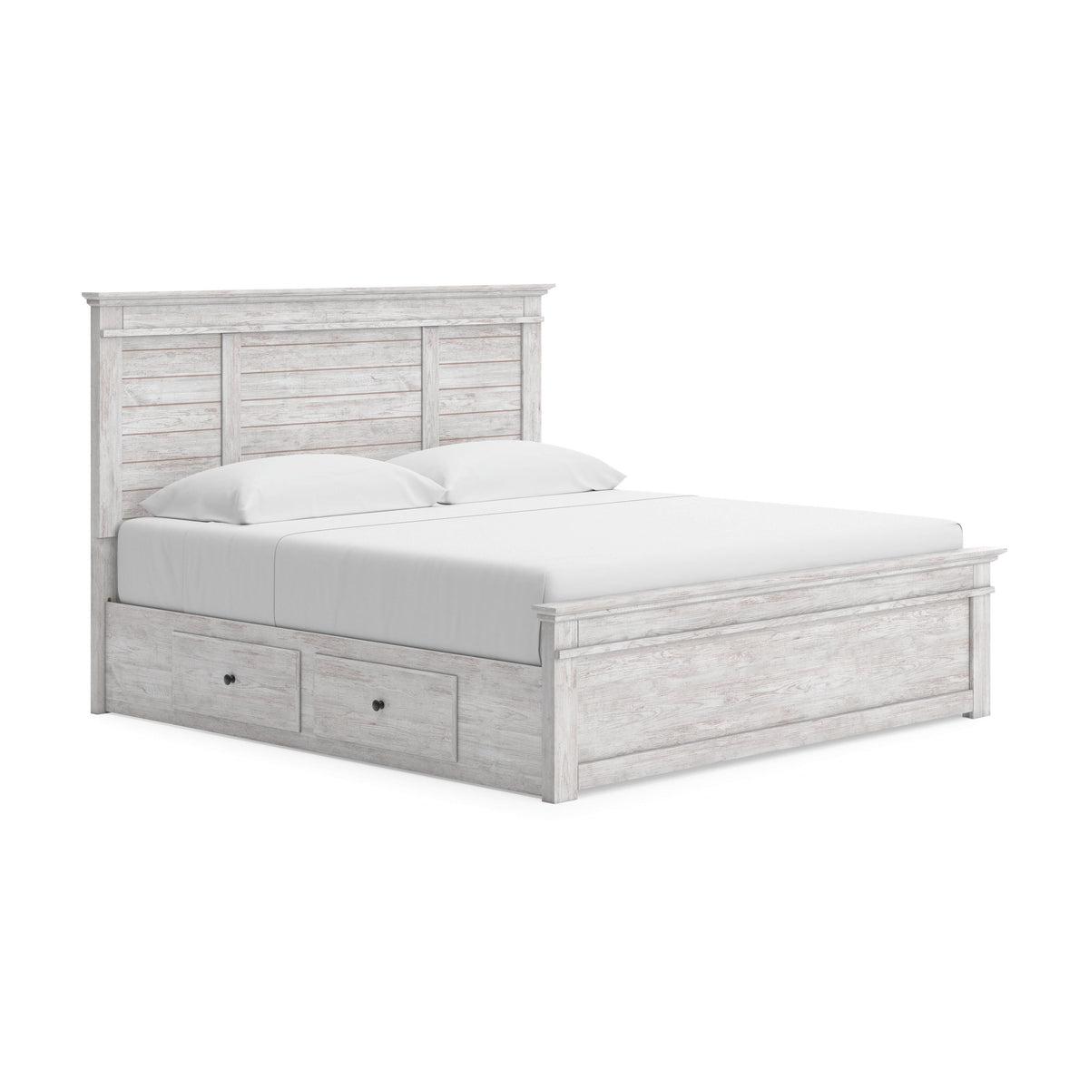 Makidern King Panel Storage Bed
