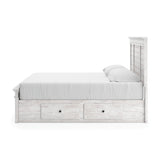 Makidern King Panel Storage Bed