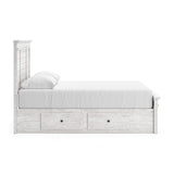 Makidern King Panel Storage Bed