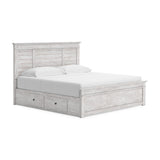 Makidern King Panel Storage Bed