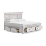 Makidern King Panel Storage Bed