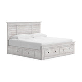 Makidern King Panel Storage Bed