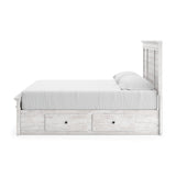 Makidern King Panel Storage Bed