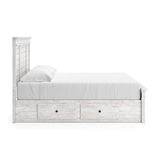 Makidern King Panel Storage Bed