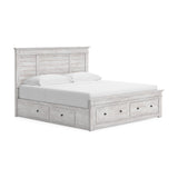 Makidern King Panel Storage Bed