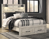 Cambeck Queen Panel Bed with 2 Storage Drawers