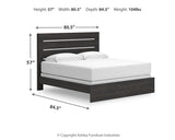 Hollivern King Panel Bed
