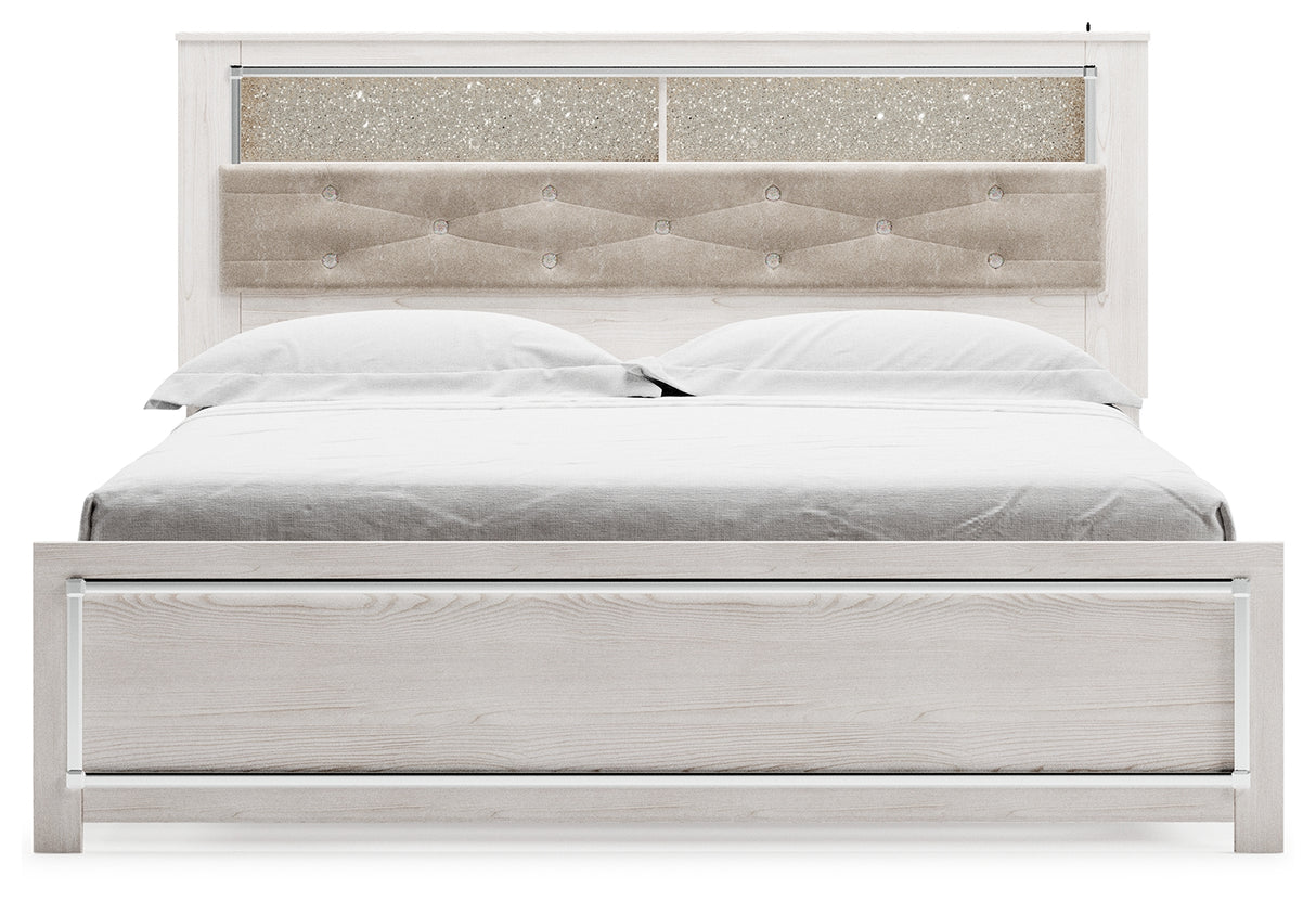 Altyra King Panel Bookcase Bed