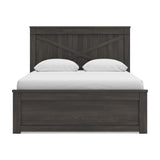 Vonitta Bay Queen Panel Bed with 2 Sided Storage