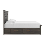 Vonitta Bay King Panel Bed with Storage