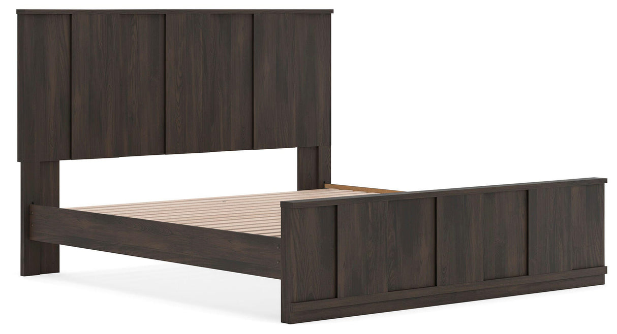 Shaehartin King Panel Platform Bed