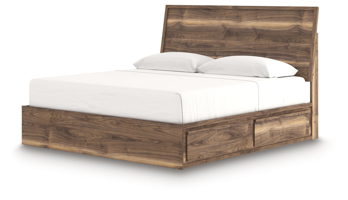 Chirason King Panel Bed with Storage