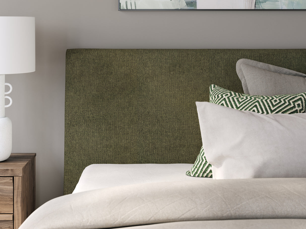 Chirason Queen Upholstered Bed with Roll Slats