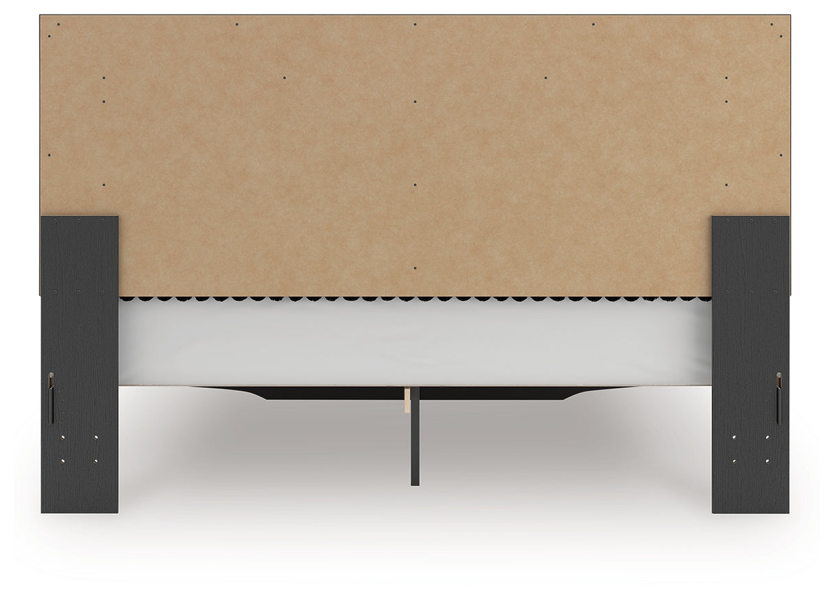 Zuraleus King Upholstered Panel Platform Storage Bed