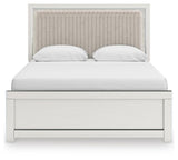 Zuraleus Queen Upholstered Panel Platform Bed