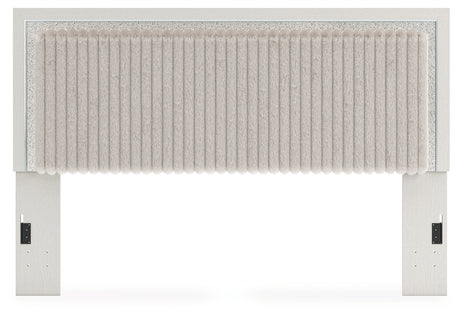 Zuraleus King Upholstered Panel Headboard