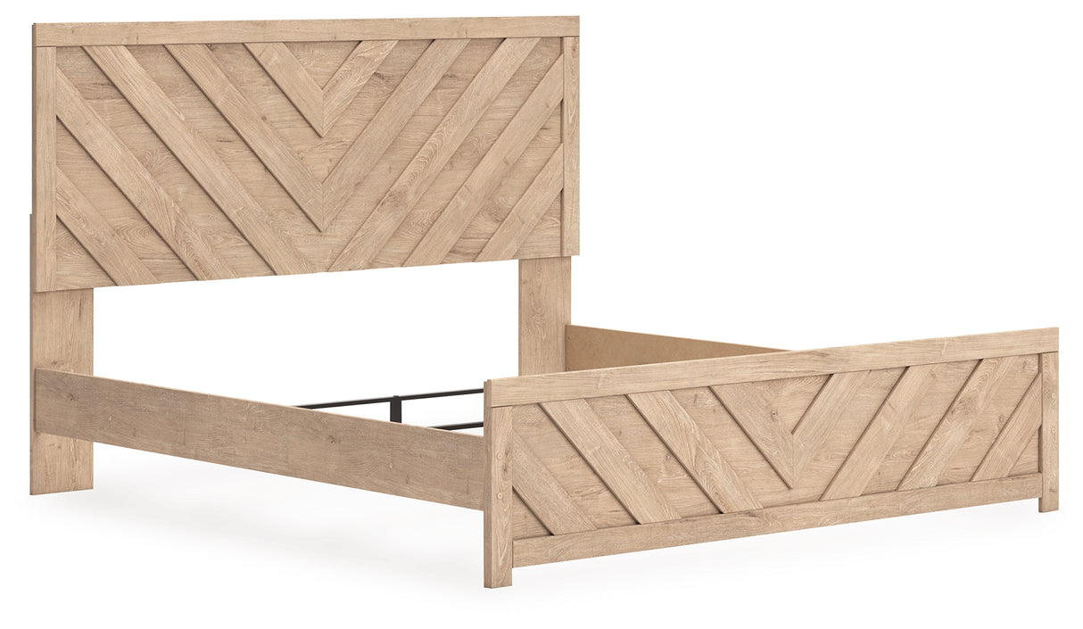 Sanginlane King Panel Bed