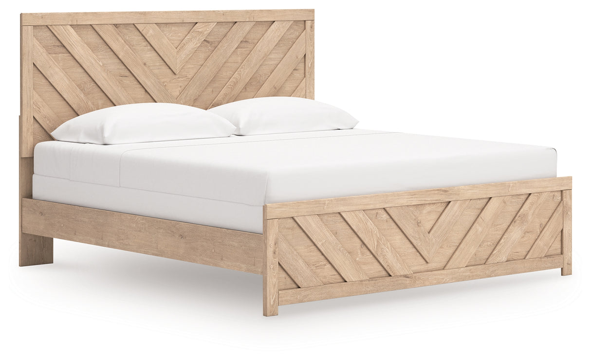 Sanginlane King Panel Bed