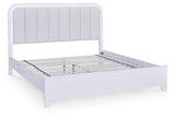 Jarlee King Upholstered Panel Bed