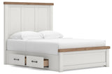 Savonport Queen Panel Bed with Storage