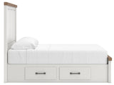 Savonport Queen Panel Bed with Storage