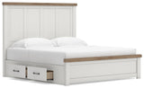 Savonport King Panel Bed with Storage